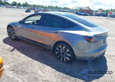 2024 Tesla Model 3 Long Range Dual Motor All-Wheel Drive/Rear-Wheel Drive from USA, damaged, VIN 5YJ3E1EA2RF870529